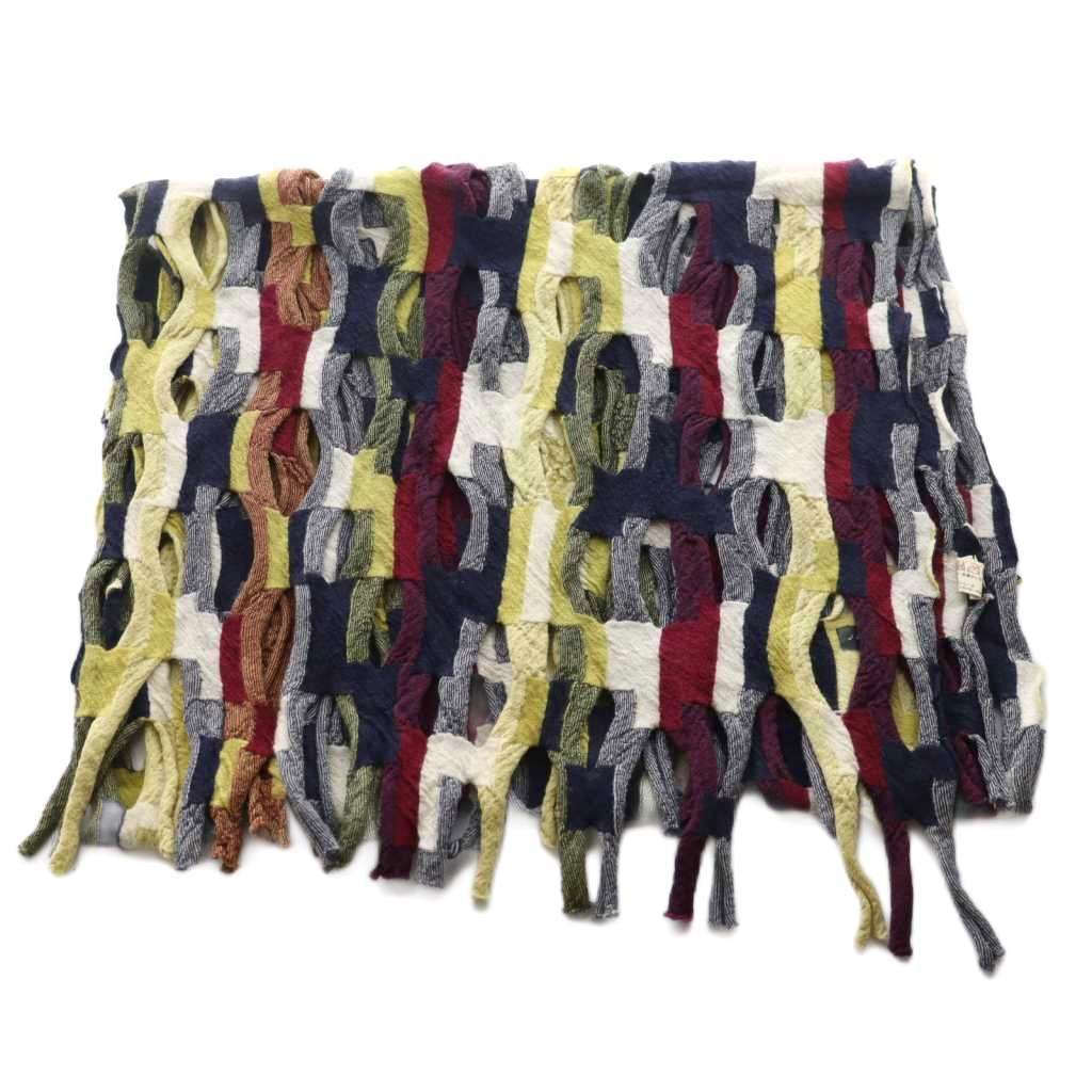 ヨーガンレール JURGEN LEHL マフラー ストール マルチカラー 紺