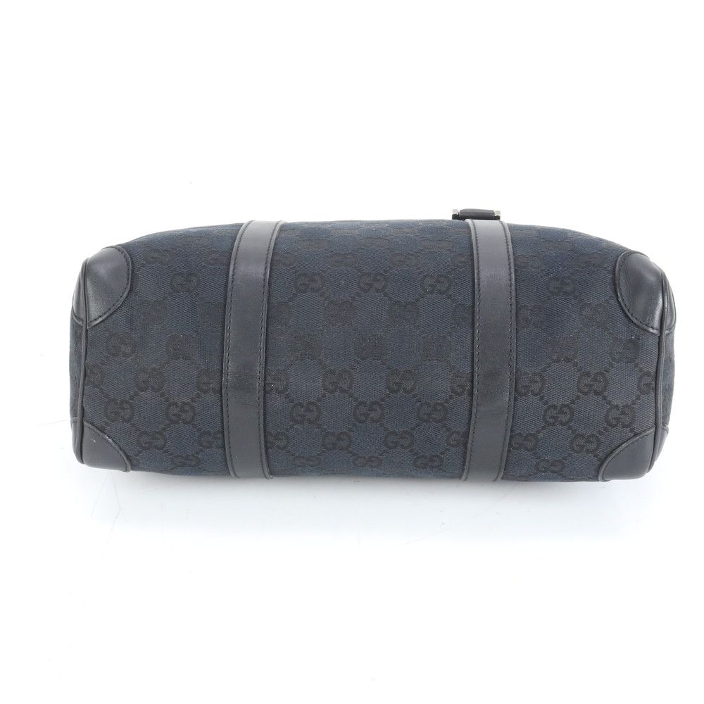 美品 グッチ GG キャンバス ミニ ボストン 000 0851 レザー トート