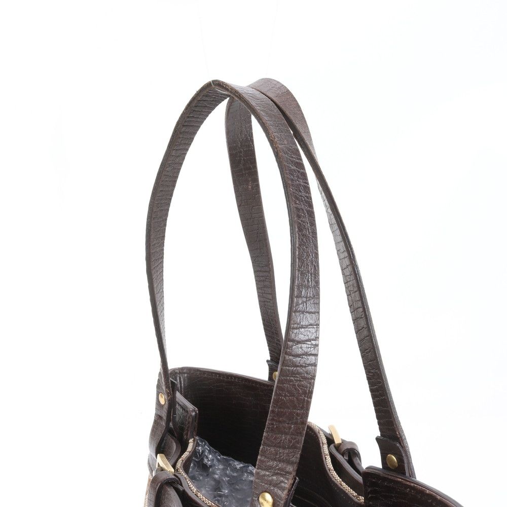 美品 グッチ GG キャンバス 107757 レザー トート バッグ 肩掛け