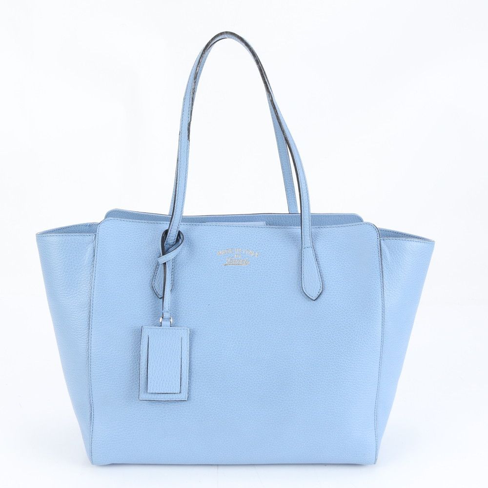 極美品 グッチ グッチスウィング 354397 レザー トート バッグ 肩掛け