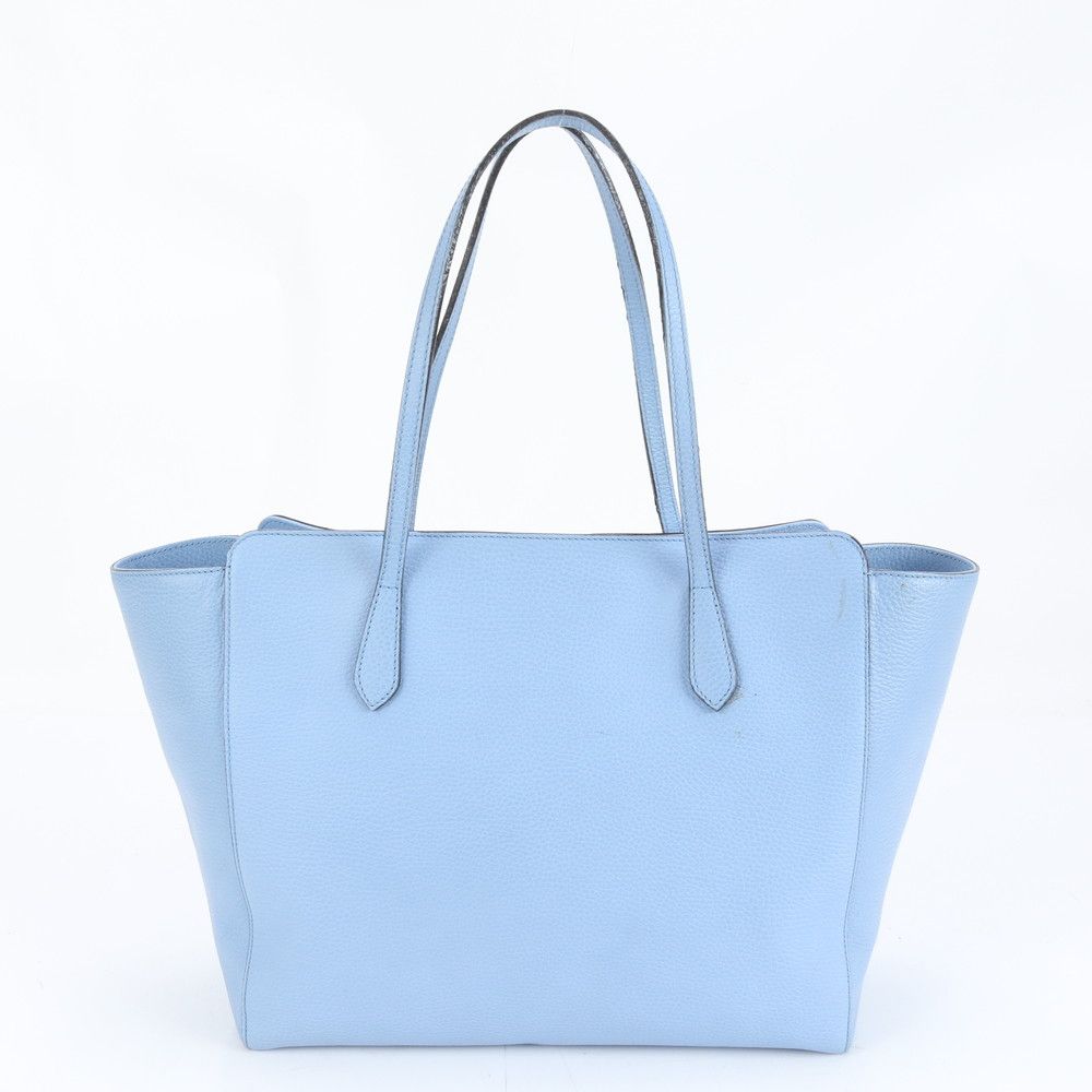 極美品 グッチ グッチスウィング 354397 レザー トート バッグ 肩掛け