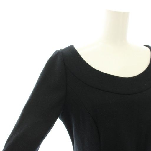 バーバリーブルーレーベル BURBERRY BLUE LABEL ウールワンピース ひざ