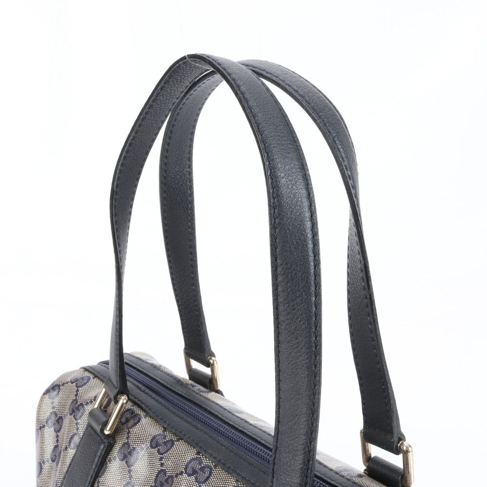 極美品 グッチ GG クリスタル 257289 レザー ハンドバッグ ミニ