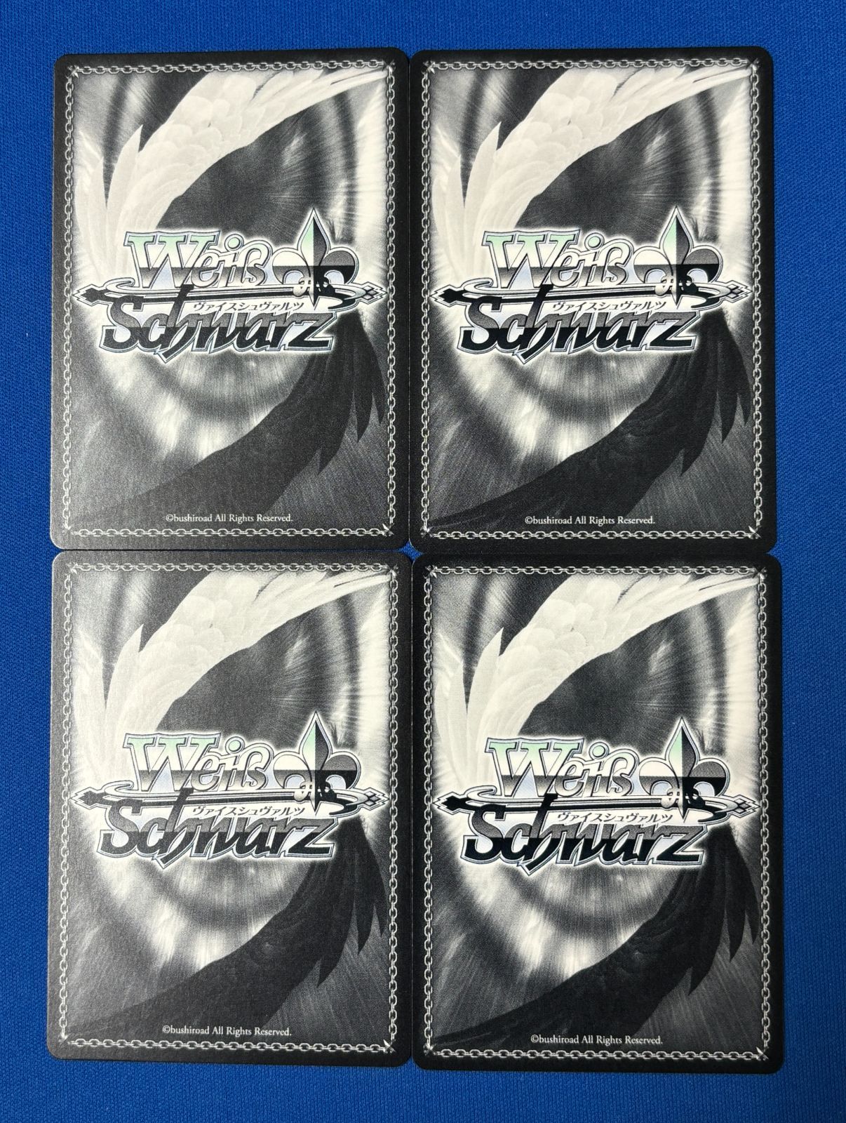 ヴァイスシュヴァルツ 下町の青年 ユーリ・ローウェル RRR 4枚セット