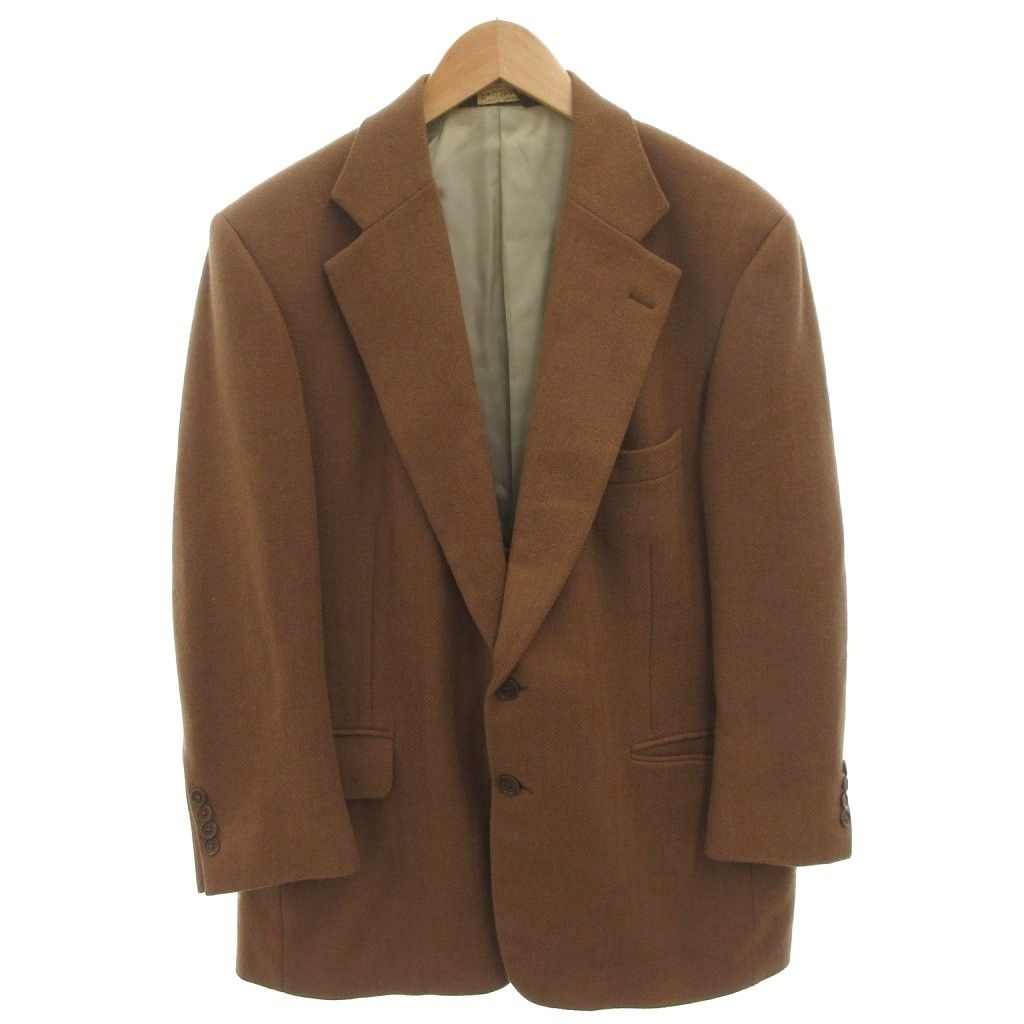 キャメル100%PaulStuartポールスチュアート ハンティングジャケットM