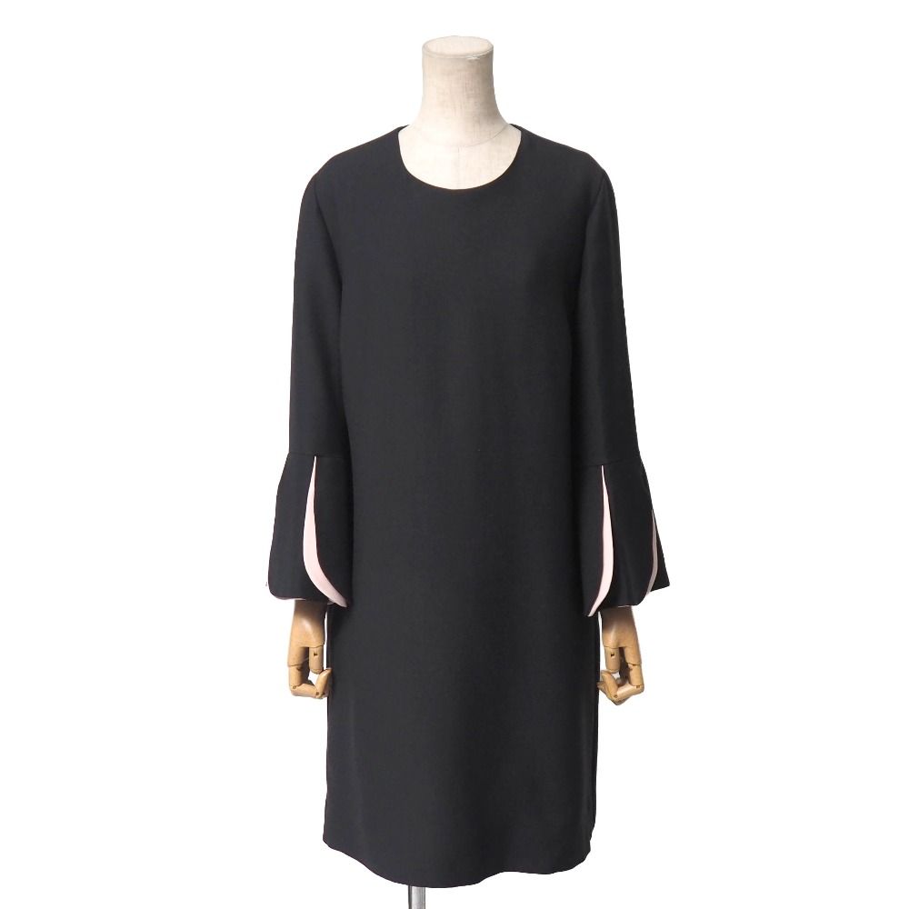 VALENTINO ヴァレンティノ クレープクチュールドレス ワンピース