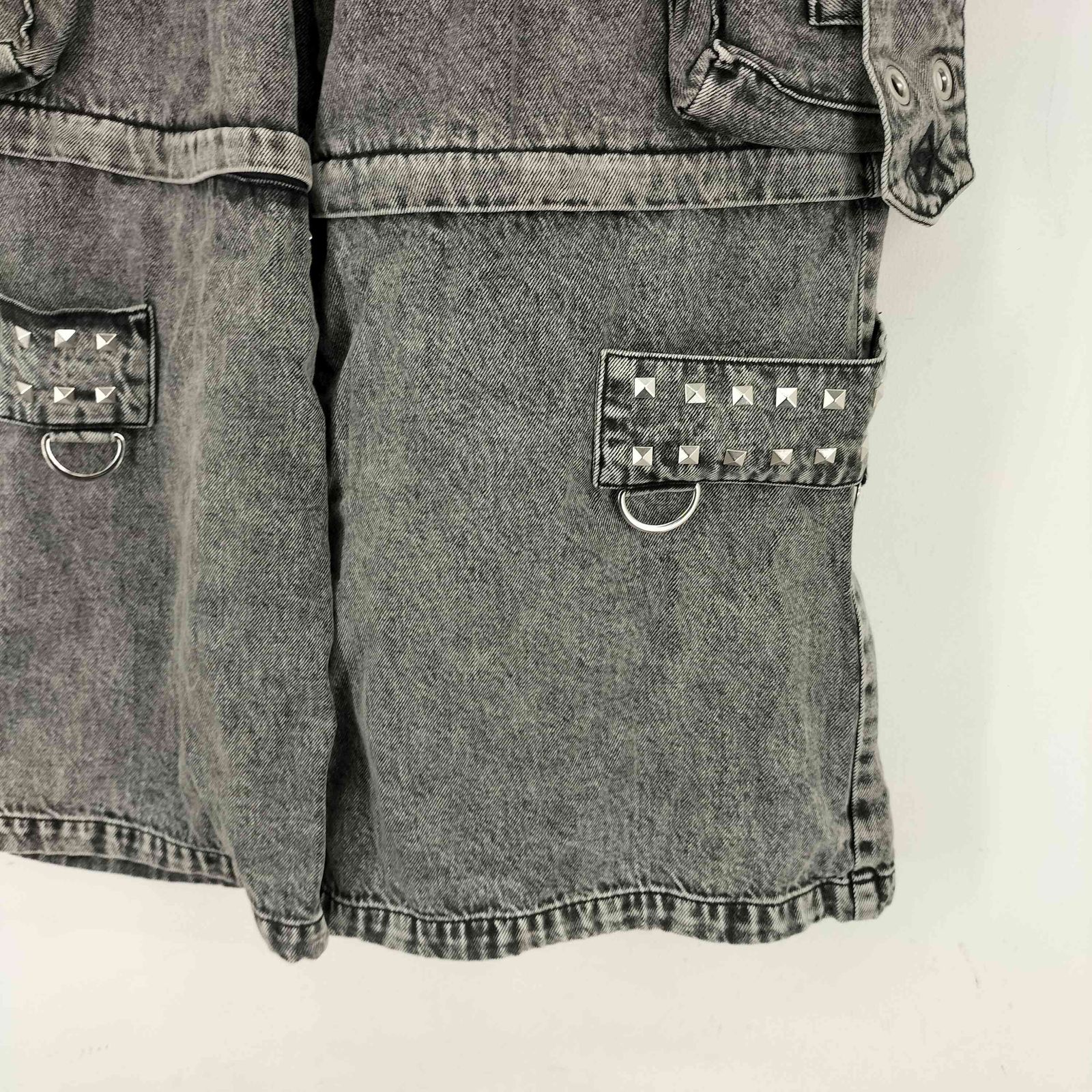 レフレム REFLEM 2WAYボンテージワイドデニムカーゴパンツ メンズ FREE