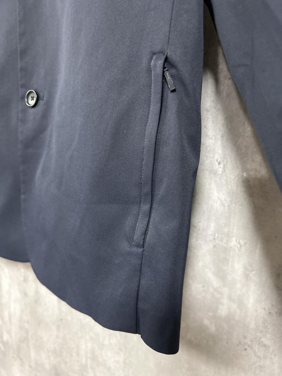 YZO ワークウェアスーツ セットアップ　ブルーカモ　迷彩　L Tシャツのように洗えるYZO(ワイゾー)のセットアップ｜雑誌Begin(ビギン