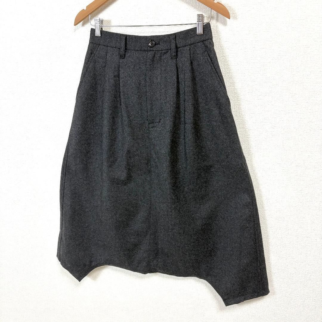 美品】 JUNYA WATANABE ウールサルエルパンツ XS ダークグレー - メルカリ