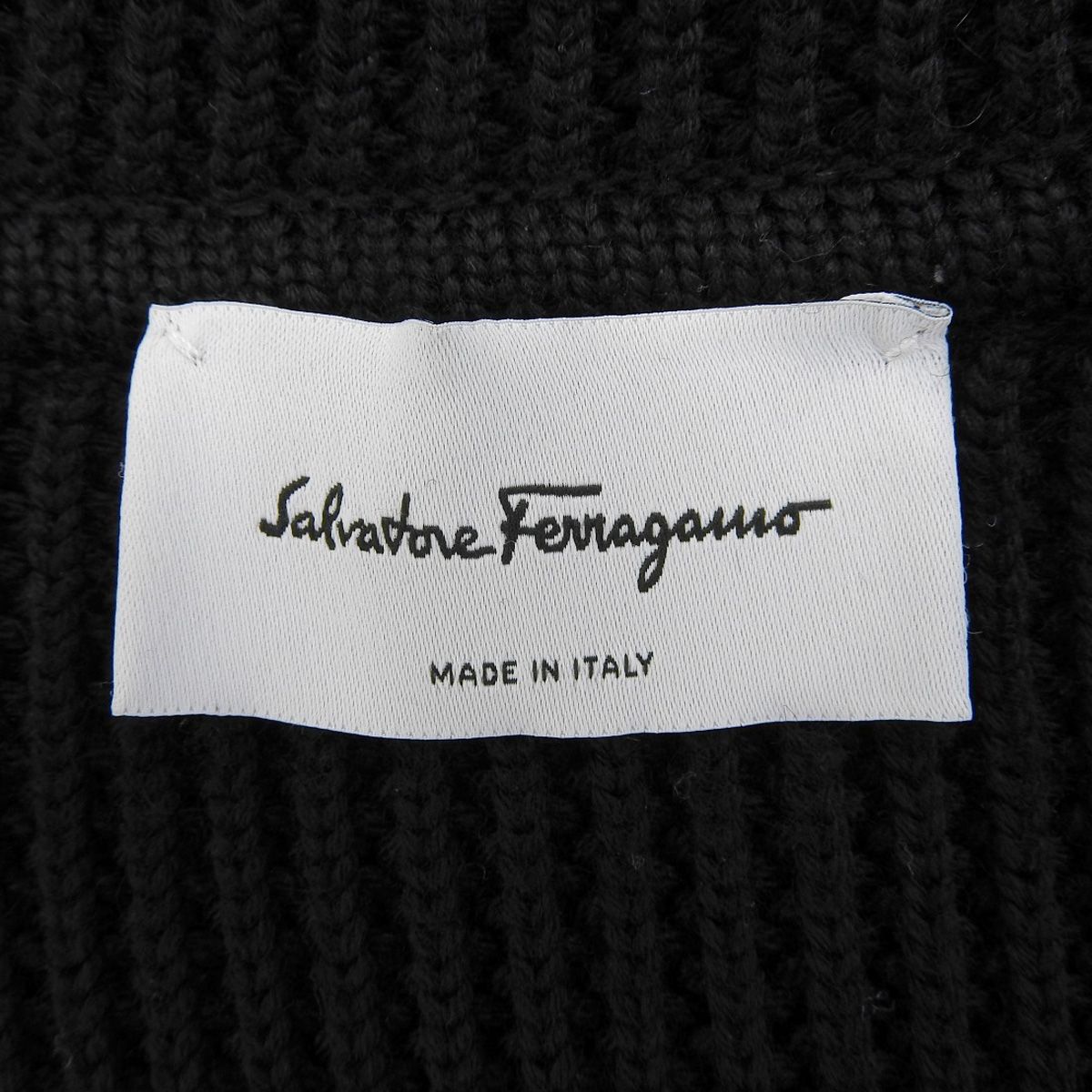 Salvatore Ferragamo(フェラガモ) ニット ジャケット風 カーディガン