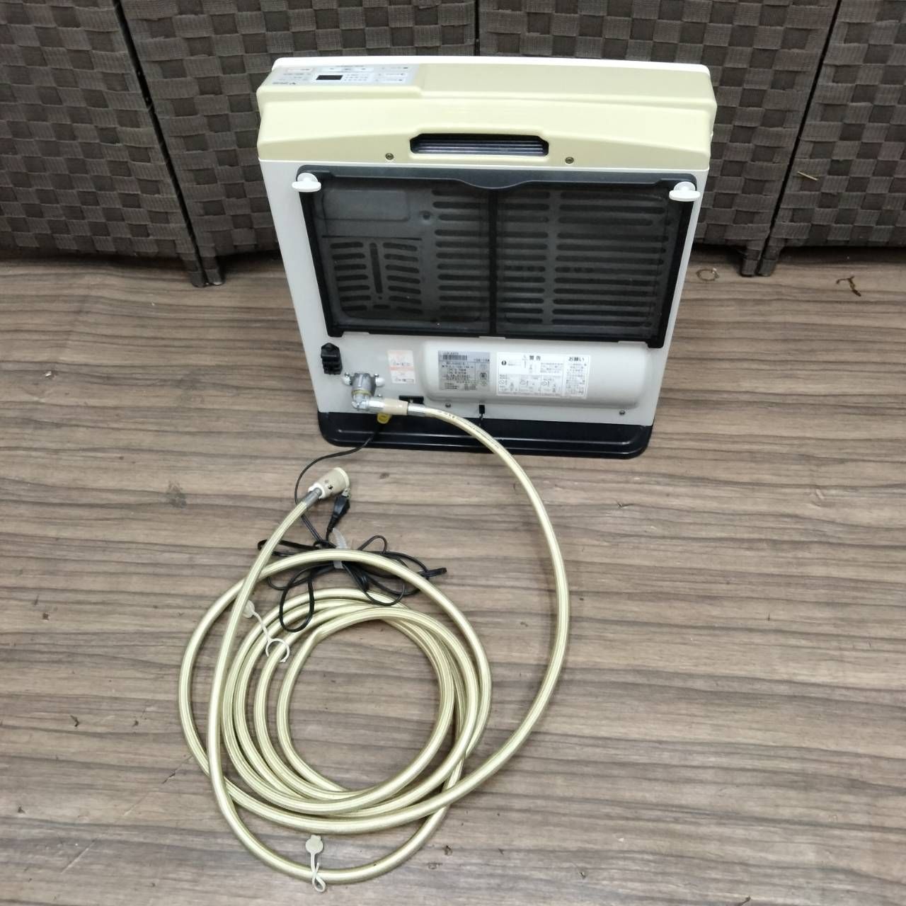 リンナイ　ガスファンヒーター　 RC-K4001E 2014年製　都市ガス リンナイ ガスファンヒーター RC-K4001E-1 都市ガス 専用ホース付属