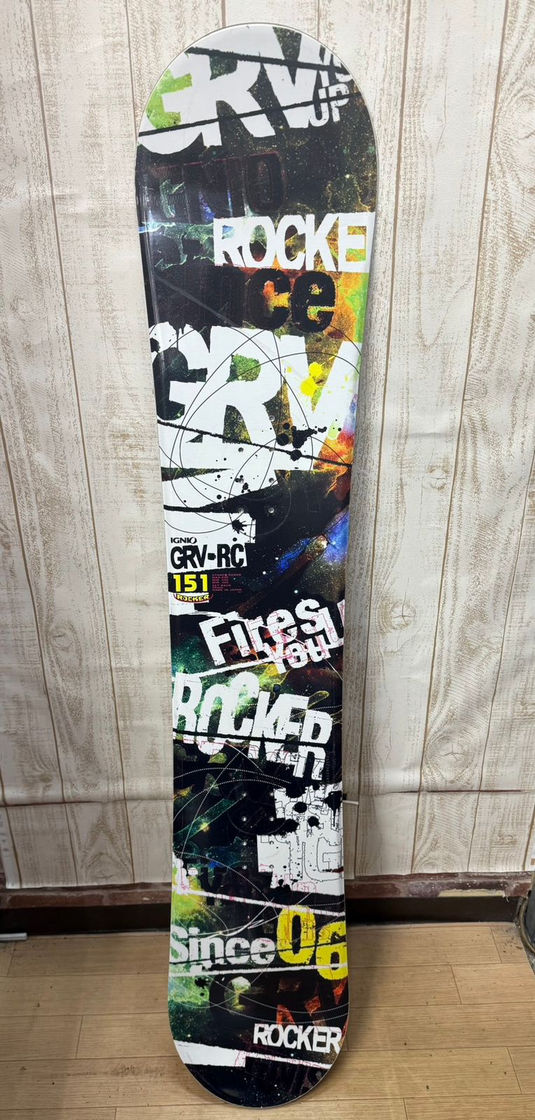 S01383 イグニオ スノーボード板 GRV-RC (GRV-ROCKER) サイズ151cm