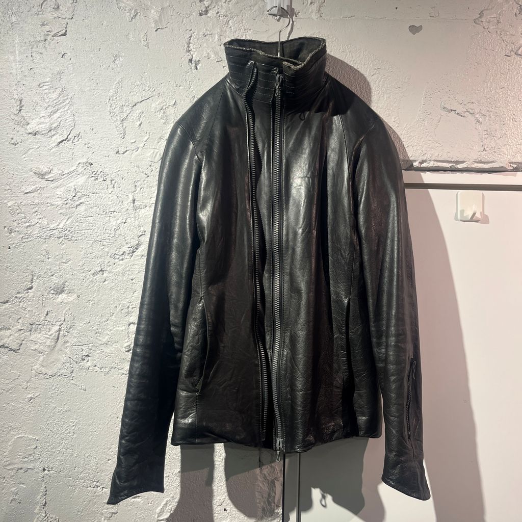 DEVOA デヴォア 14AW Cow Leather Jacket レザージャケット OLE-MSP
