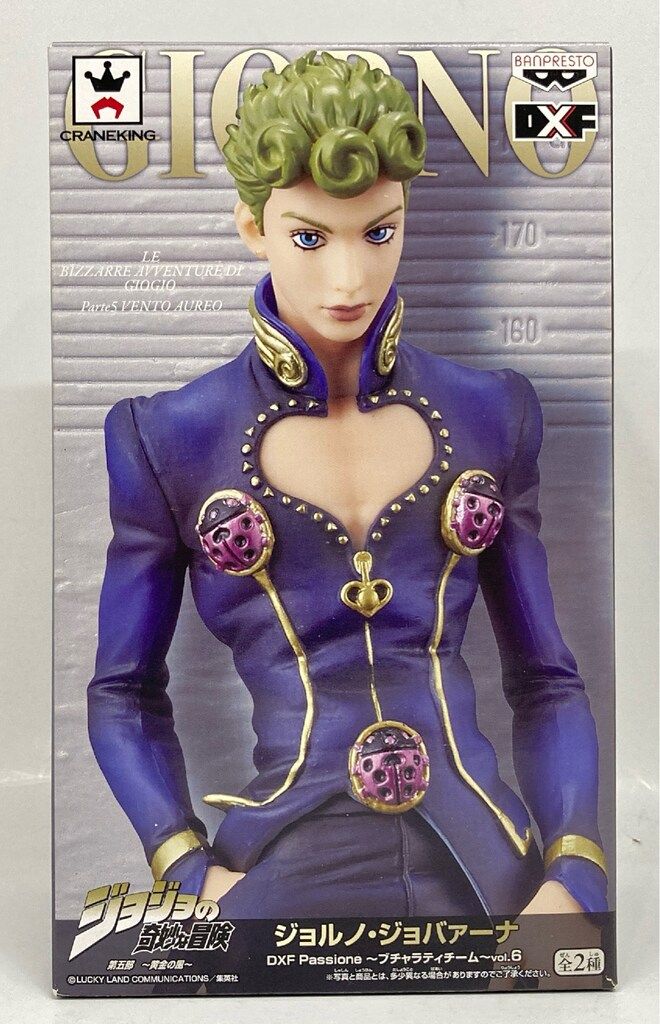 ジョジョの奇妙な冒険　DXF Passione　ブチャラティチーム　全6種 ジョジョの奇妙な冒険黄金の風 DXF Passioneブラックカラー6体セット