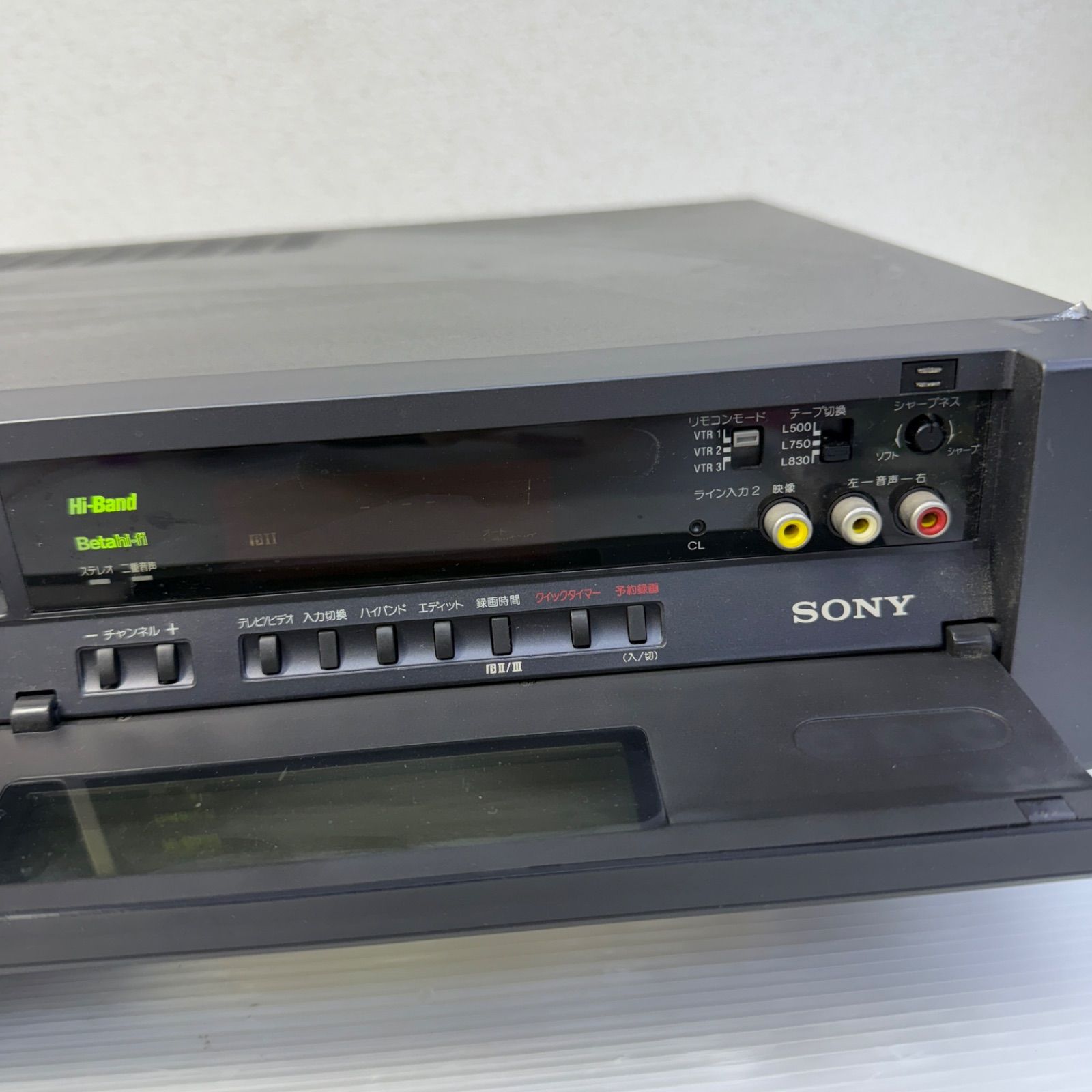 SONY ソニー Betamax SL-200D ベータビデオデッキ 通電確認済み PLAYER