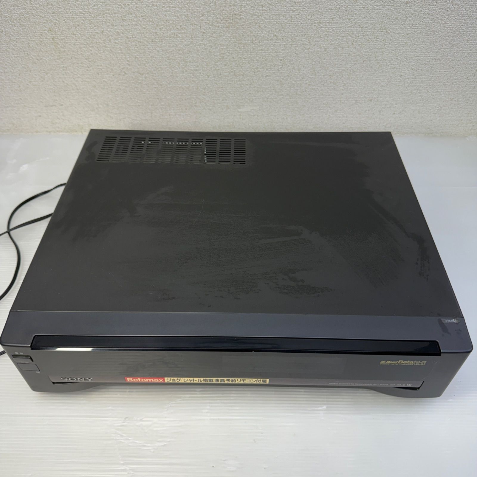 SONY Betamax ビデオカセットレコーダー ☆ソニー ベータマックス☆カセットレコーダー SL-200D SONY Betamax
