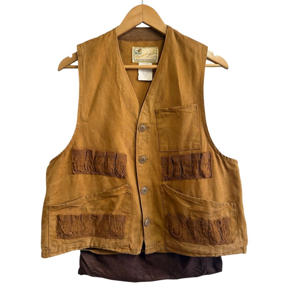 ハンティングベスト　ビンテージ　MADE IN USA 60's〜70's vintage ビンテージ USA製 American field アメリカン