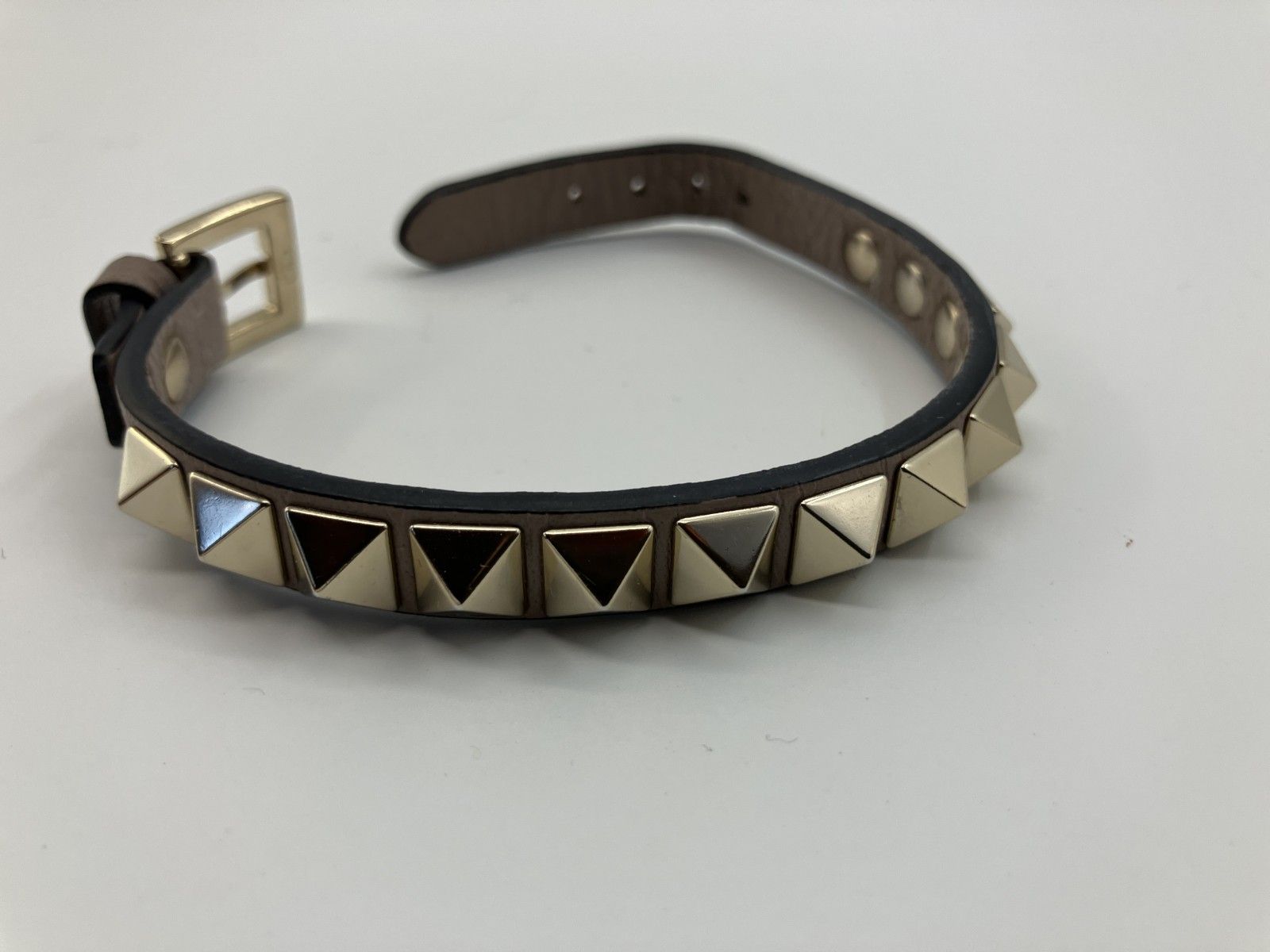 VALENTINO ロックスタッズ レザーブレスレット 替えスタッズ2コマ付 箱