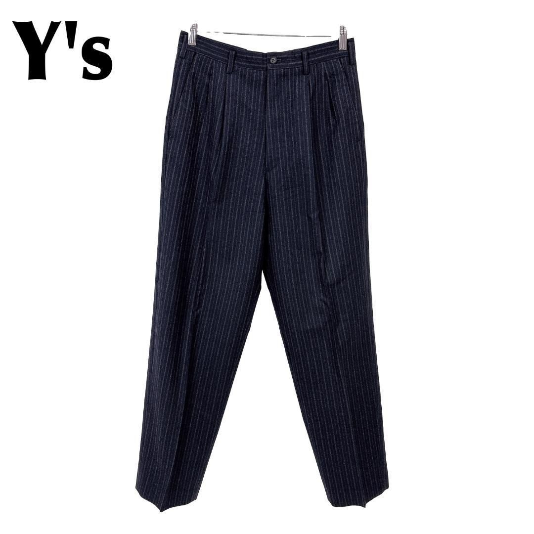 美品】Y's for men ヨウジヤマモトウールワイドパンツ M ブラック
