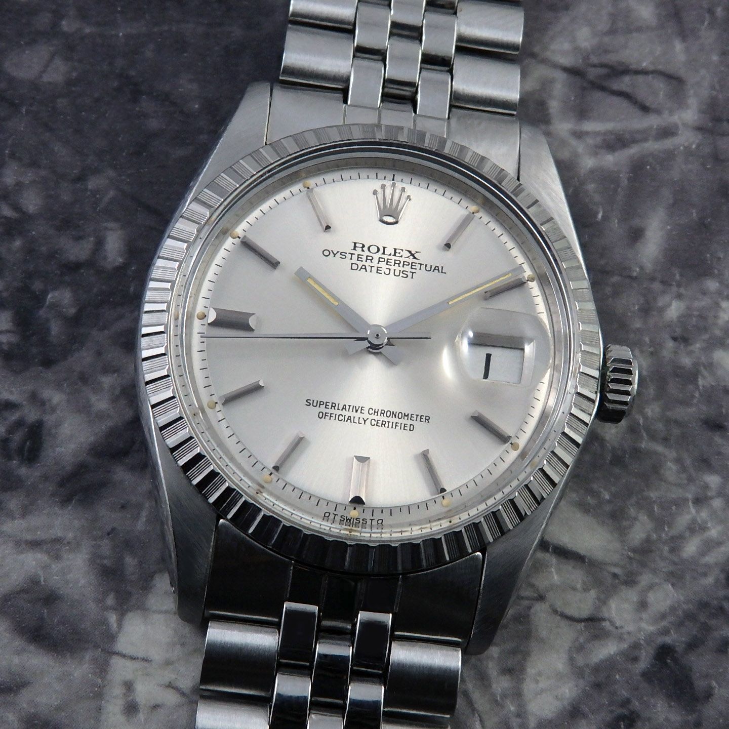 ロレックス デイトジャスト Ref.1603 希少 シグマダイヤル 箱 保証書