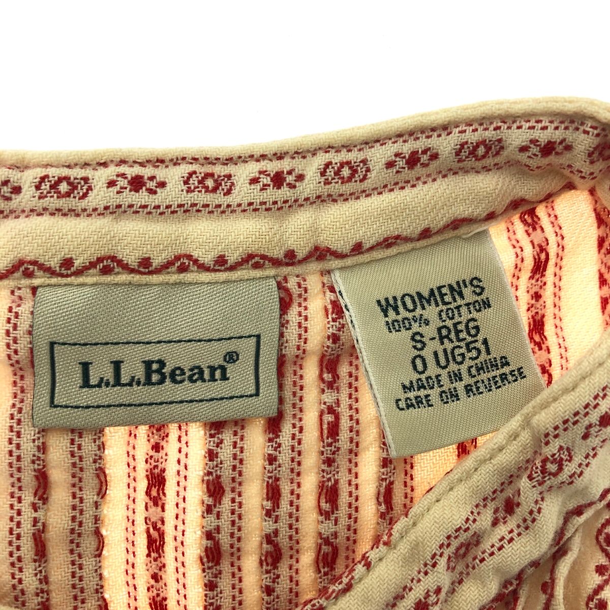 L.L.Bean エルエルビーン チロリアンワンピース サイズ:S-REG バンド  