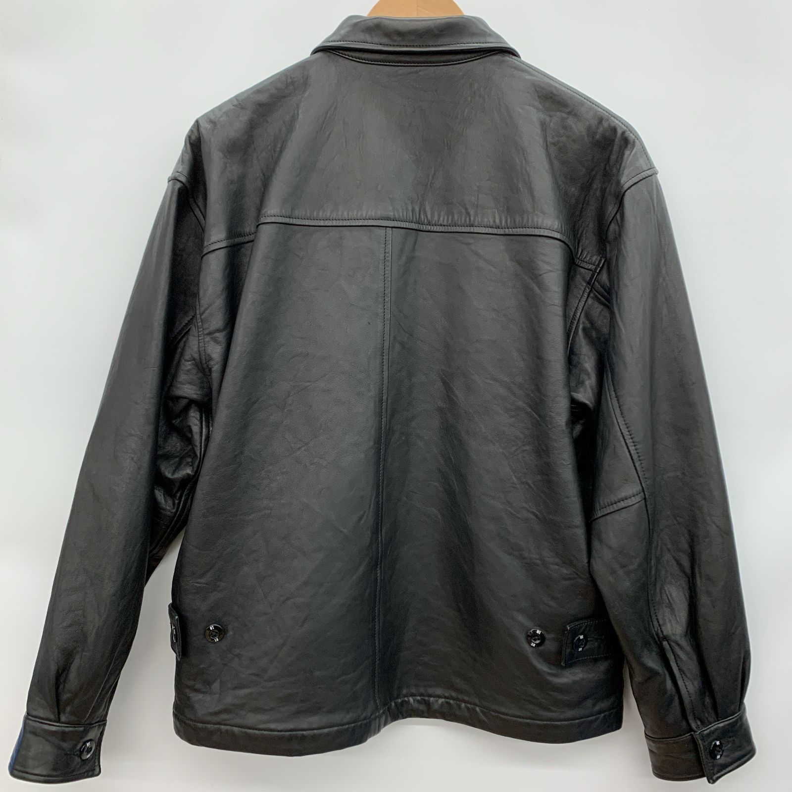 NEIGHBORHOOD ネイバーフッド LEATHER ZIP WORK JACKET 242SZNH-JKM01