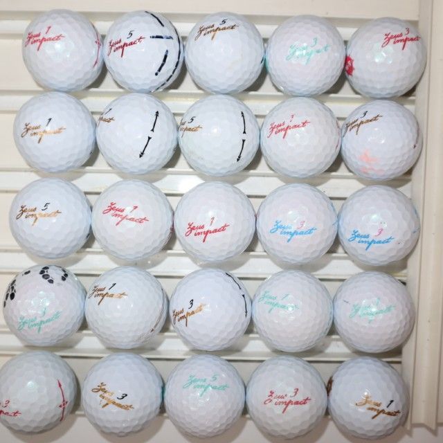 【121】ロストボール キャスコ ゼウスインパクト 年代混合 50球 A+AB 25個 キャスコ ゼウスインパクト 混合 Bランク 中古 ZEUS IMPACT