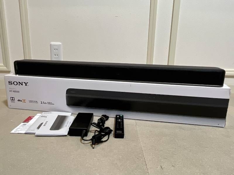SONY サウンドバー HT-X8500 デュアルサブウーファー 音出し確認ok