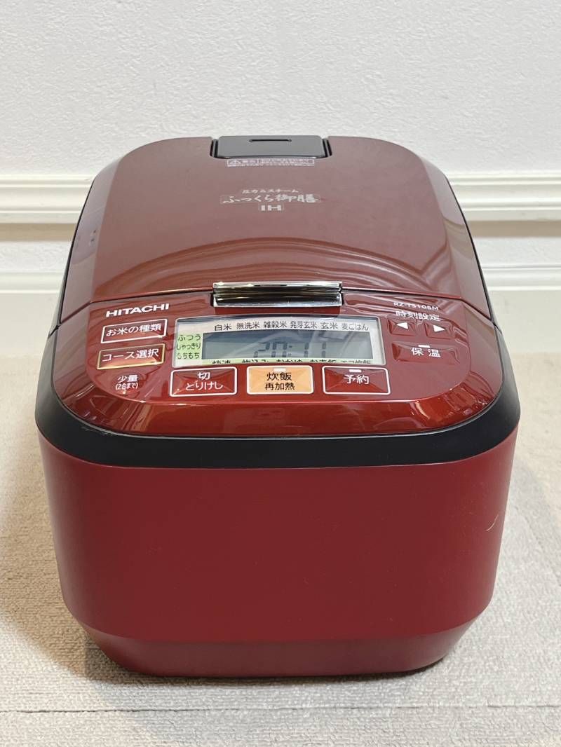 HITACHI 圧力&スチーム ふっくら御膳 RZ-TS105M IHジャー炊飯器 炊飯器