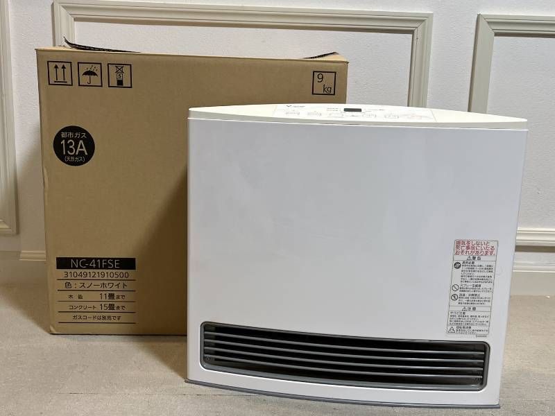 ノーリツ TOHO GAS ガスファンヒーター NC-41FSE 都市ガス用 18年製