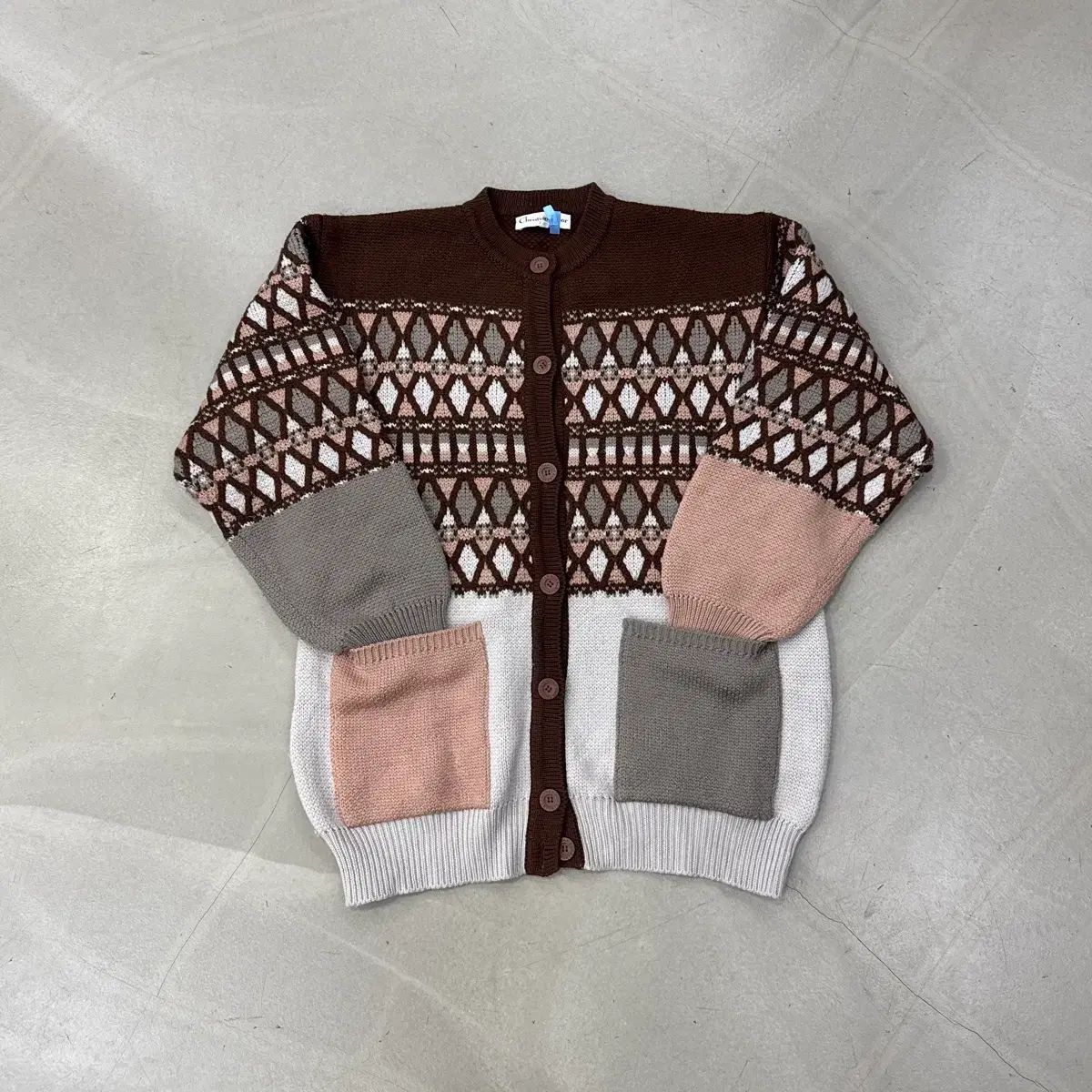 未使用保管品 クリスチャンディオール カーディガン ロゴ刺繍 アーガイル 緑 M クリスチャン ディオール アーガイル カーディガン M - メルカリ