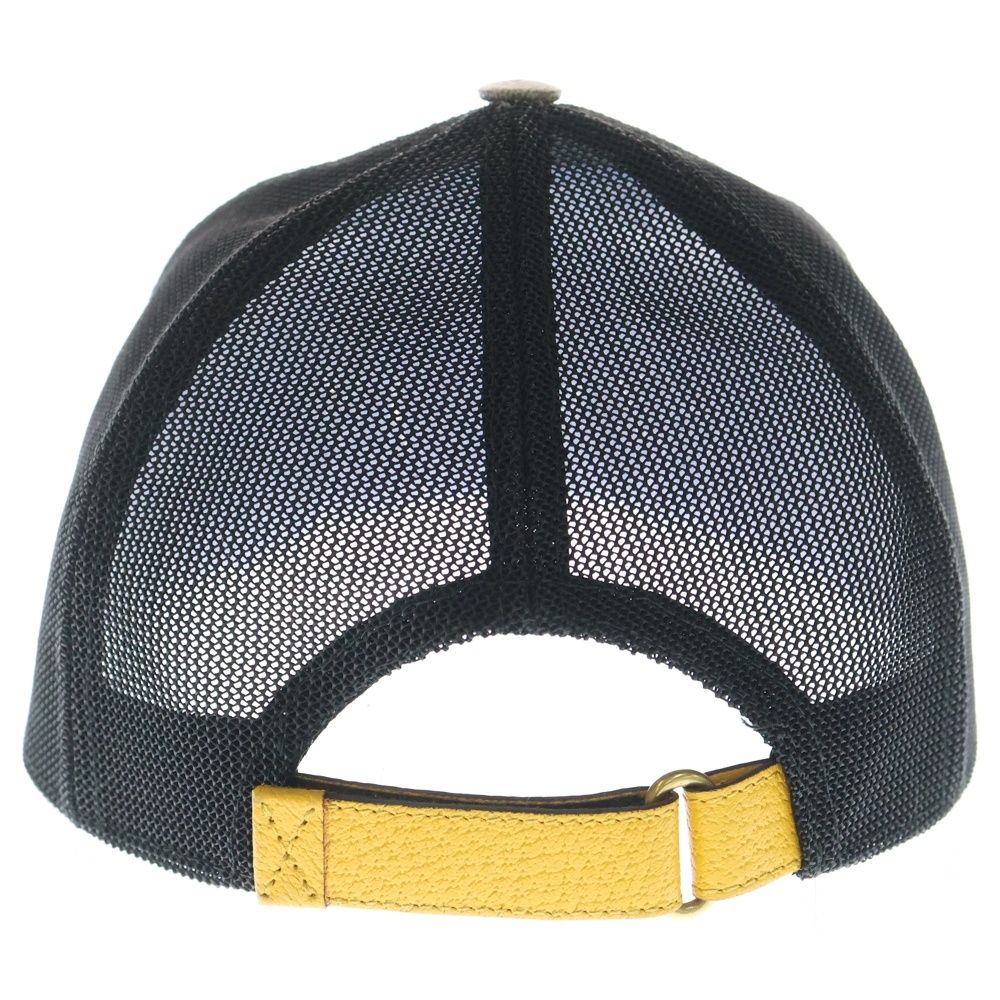 GUCCI (グッチ) GGスプリーム タイガー メッシュキャップ ベージュ #M