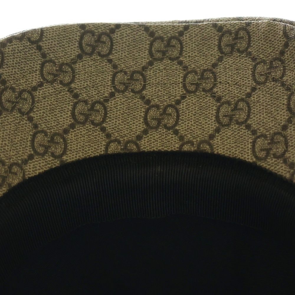 GUCCI (グッチ) GGスプリーム タイガー メッシュキャップ ベージュ #M