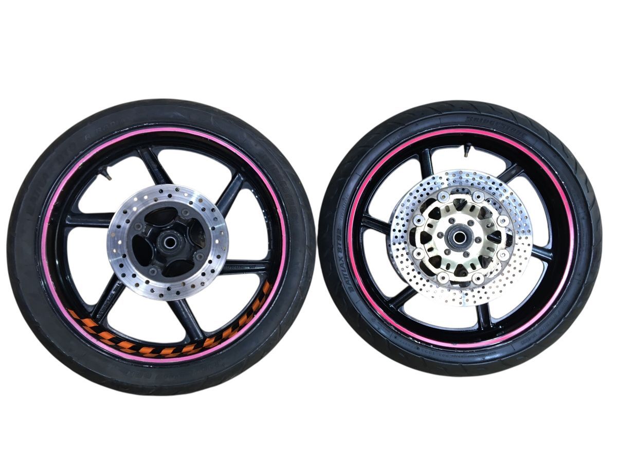 CBR250RR MC22 純正リアホイール 黒 タイヤ・ディスク付き！
