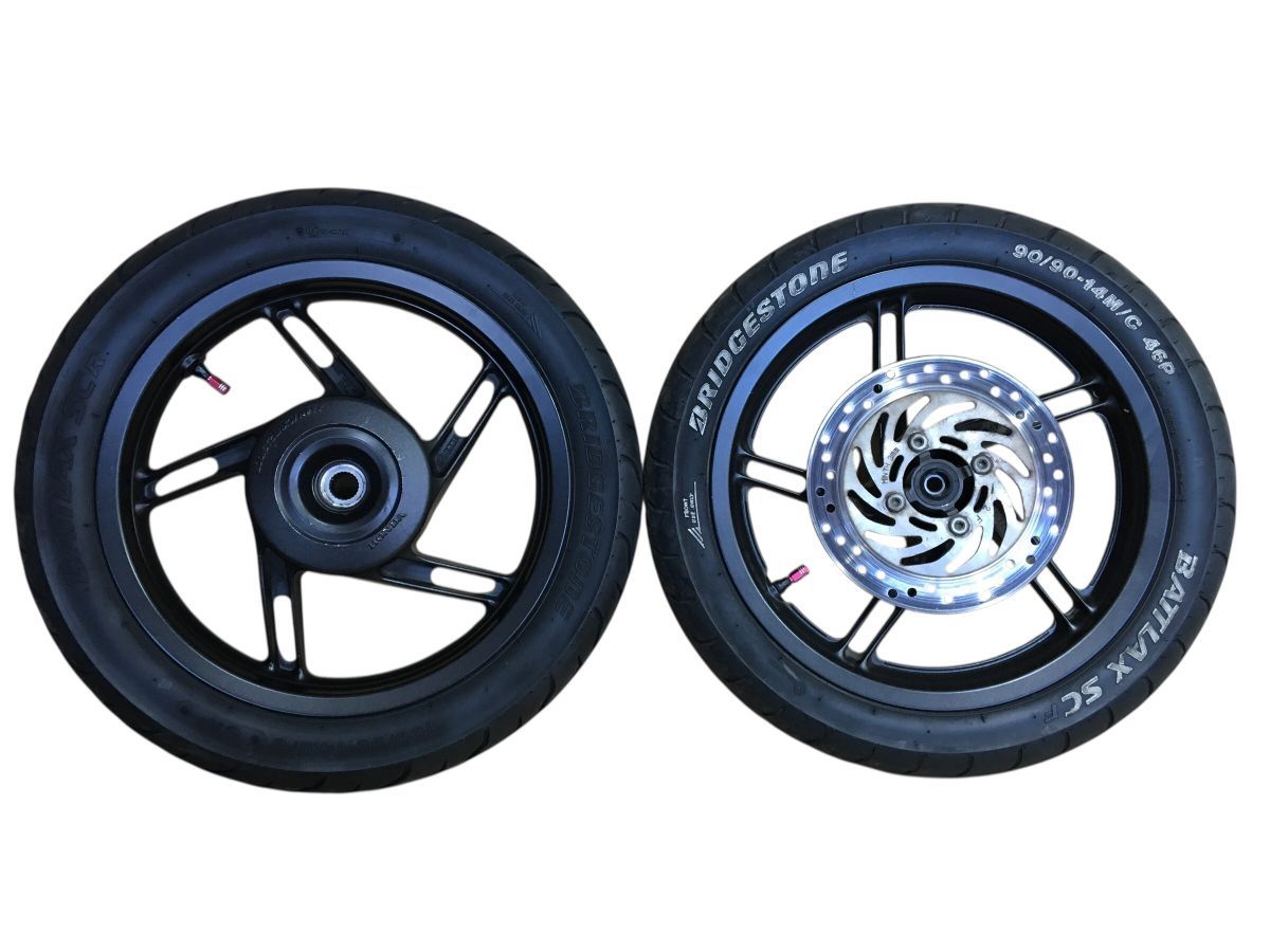 HONDA PCX125 JF28 前後 ホイール セット ディスク付 レストア