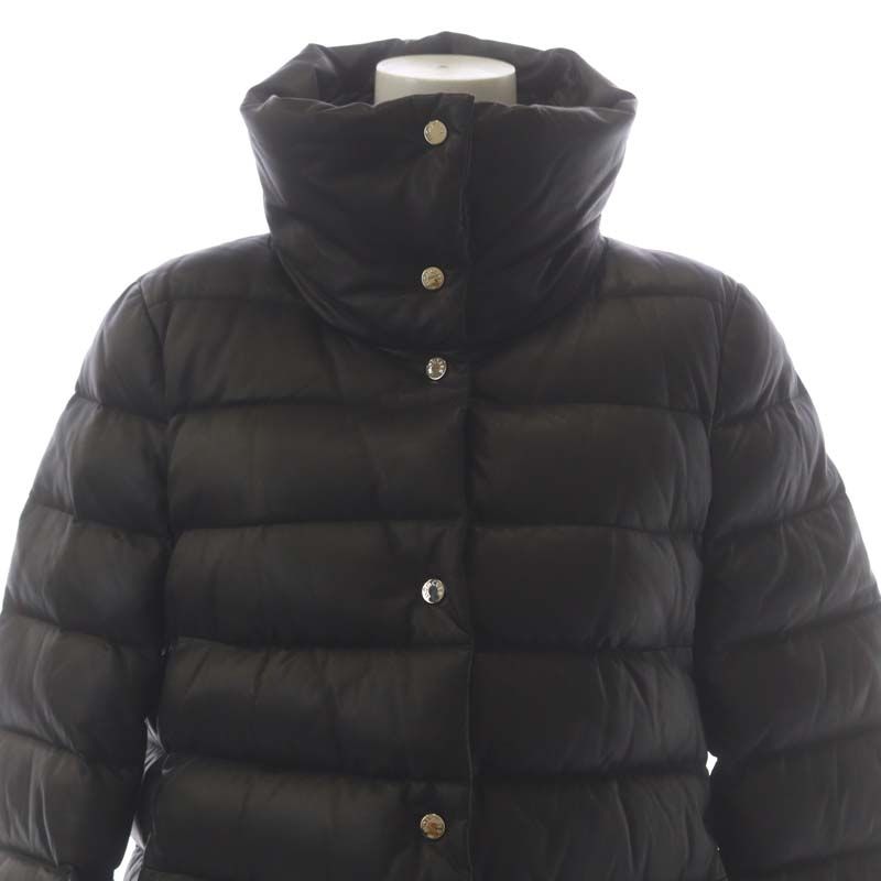 モンクレール MONCLER PLESY レザー ダウンジャケット アウター 羊革