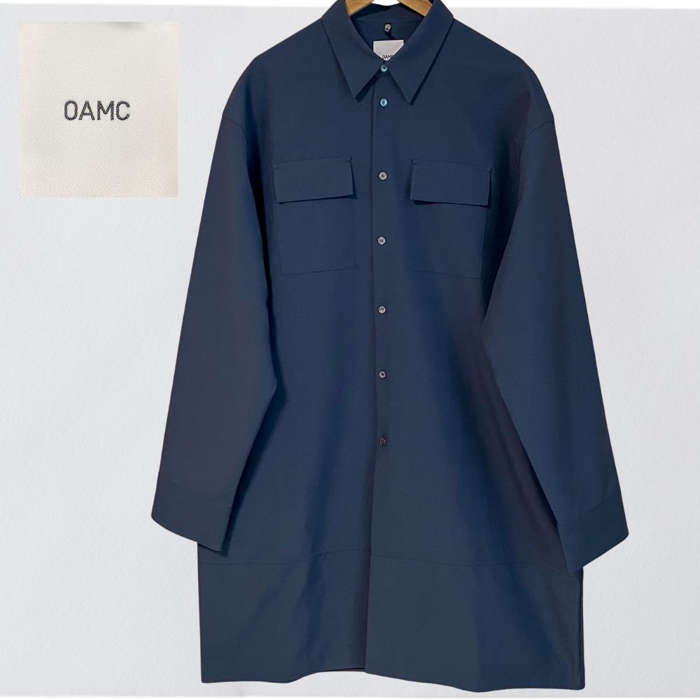 OAMC シャツ ジャケット 定価8.4万】OAMC システム シルクパッチ 