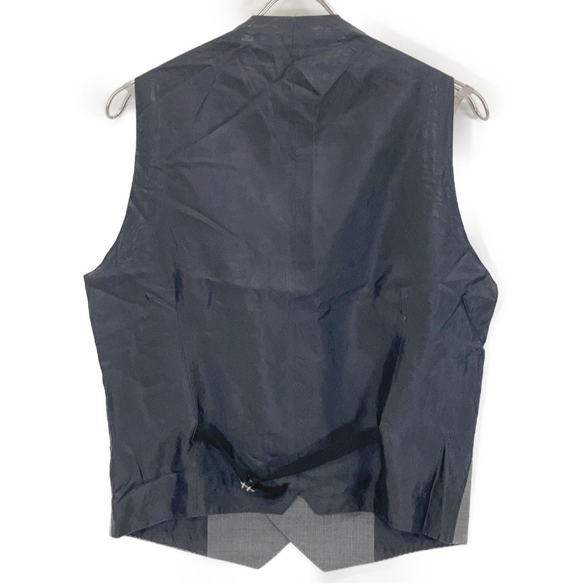 未使用 タリアトーレ ウール ベスト ジレ 44 グレー イタリア製 メンズ TAGLIATORE タリアトーレ KLAUS/F ｸﾞﾚｰ ｳｰﾙ ﾀﾞﾌﾞﾙ釦2 ﾍﾞｽﾄ/ｼﾞﾚ 46