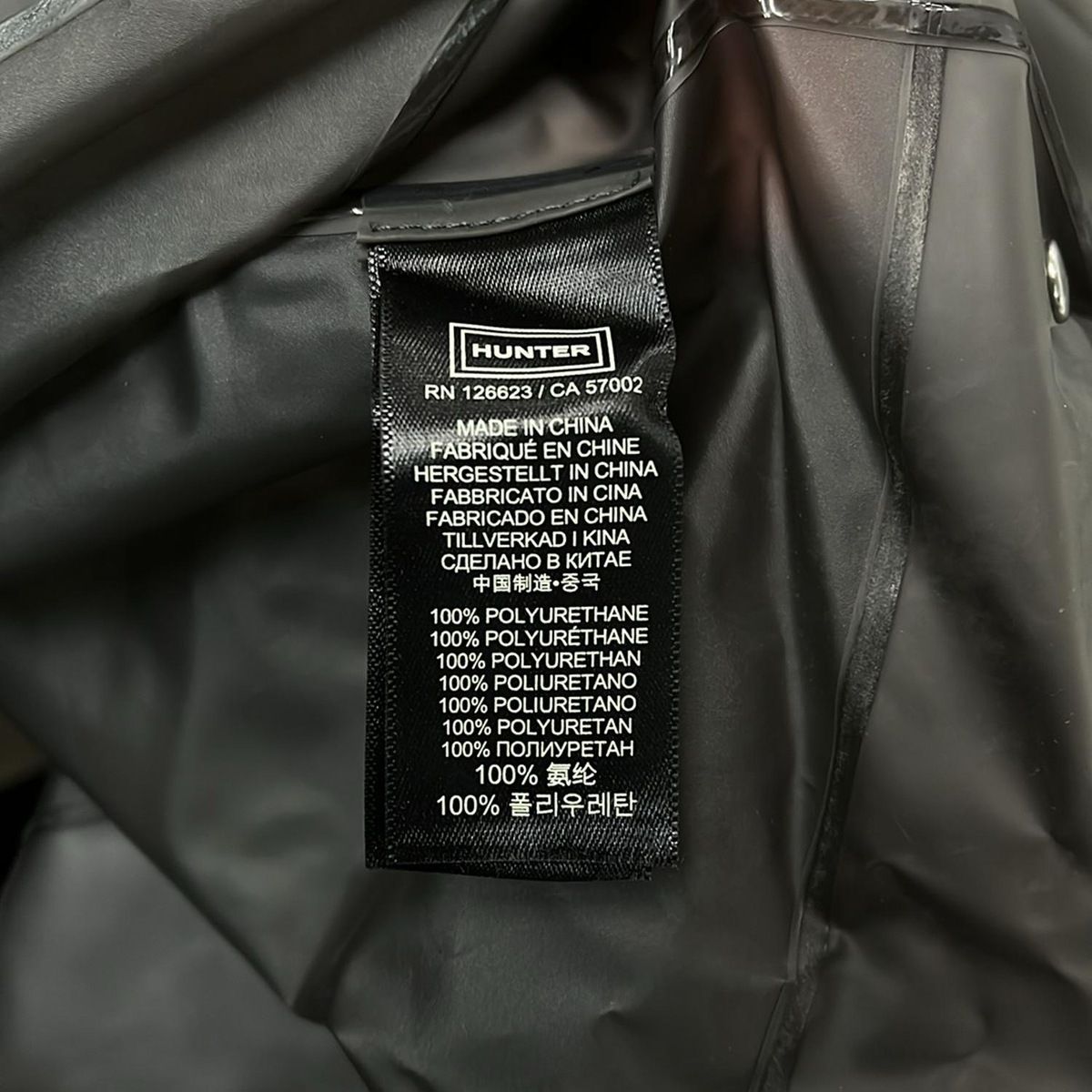 HUNTER(ハンター) ポンチョ サイズXS/S レディース美品 - ダークグレー  