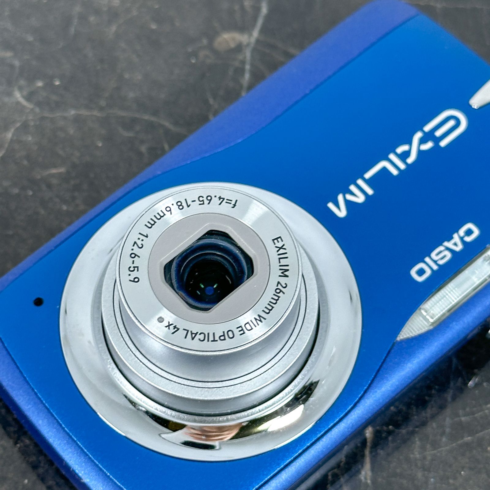 美品】CASIO EXILIM EX-Z550 ブルー 1410万画素 CCD 光学4倍ズーム