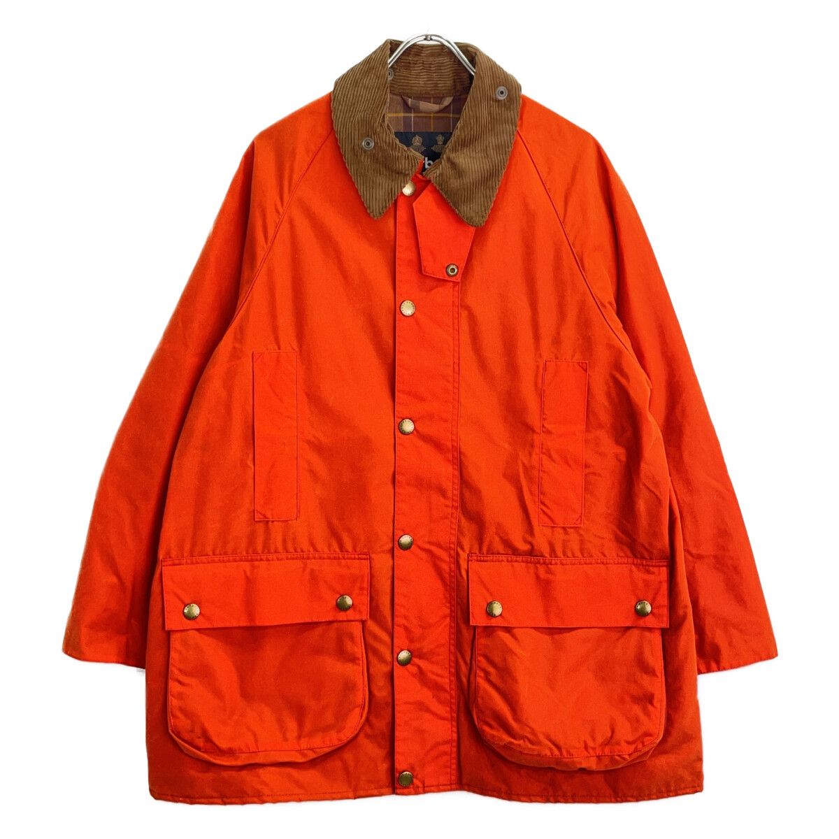 バブアー×ソフ オイルドフードジャケット✨38✨ Barbour バブアー 【×B SHOP】232MWX2138 別注 ｵﾚﾝｼﾞ OVERSIZED
