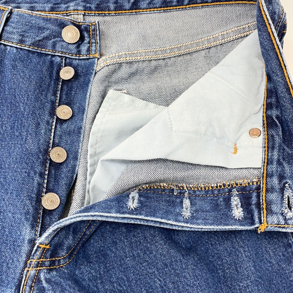 LEVI'S リーバイス 00's USA製 ボタン裏553 501 ボタンフライ デニム