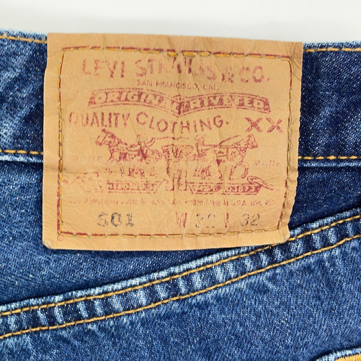 LEVI'S リーバイス 00's USA製 ボタン裏553 501 ボタンフライ デニム