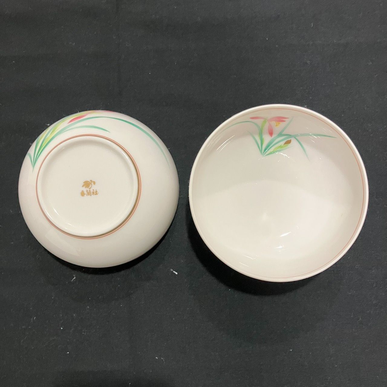 2314 香蘭社 金彩 皿 5客 未使用 1959 香蘭社金彩皿5客