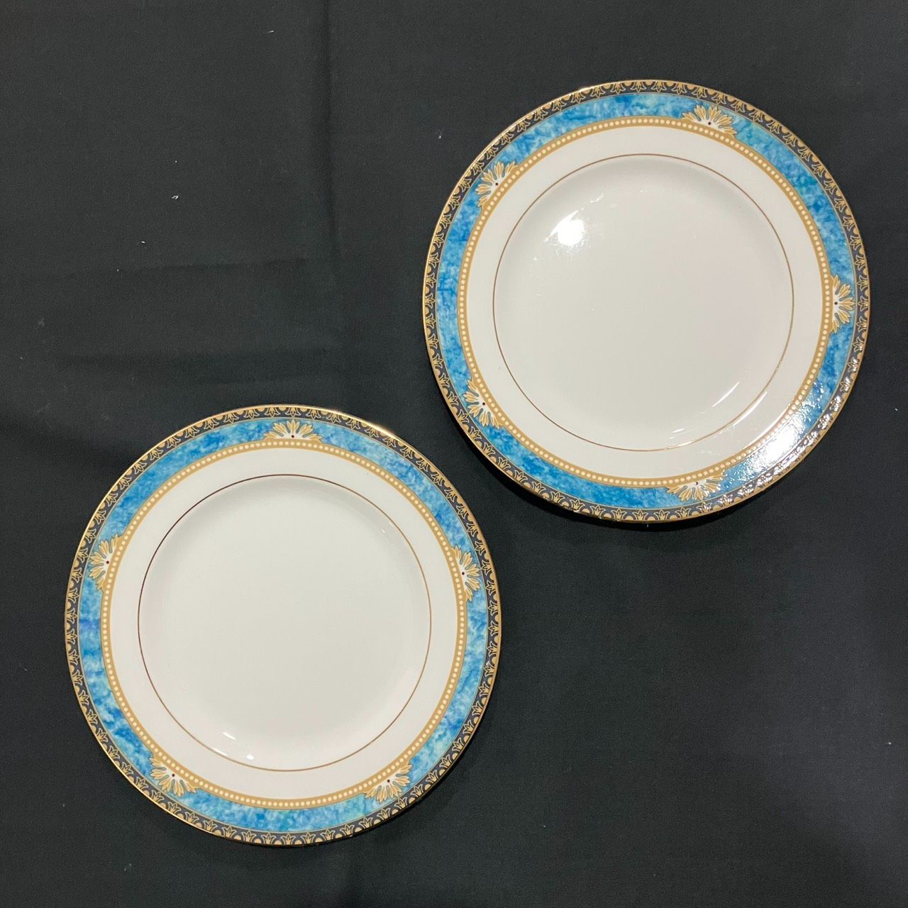  カーゾン プレート 5枚セット 金彩 ウェッジウッド 黒壺 WEDGWOOD ウェッジウッド 皿 プレート CURZON カーゾン ロイヤルブルー