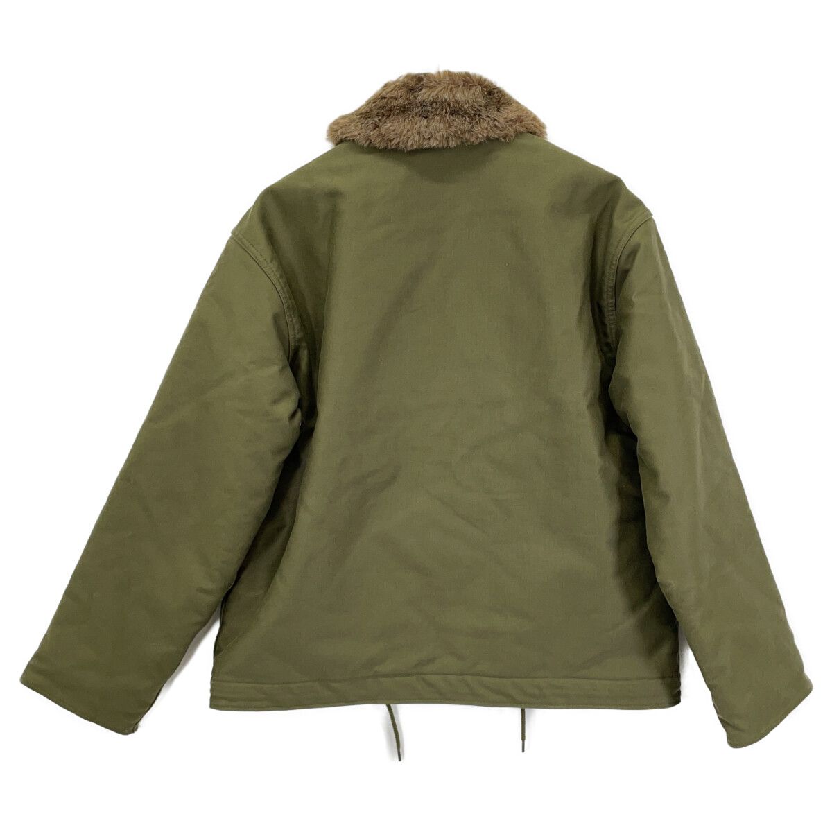 HOUSTON ヒューストン 5N-1 ｶｰｷ OD ｵﾘｰﾌﾞﾄﾞﾗﾌﾞ DECK Jacket ﾃﾞｯｷｼﾞｬｹｯﾄ