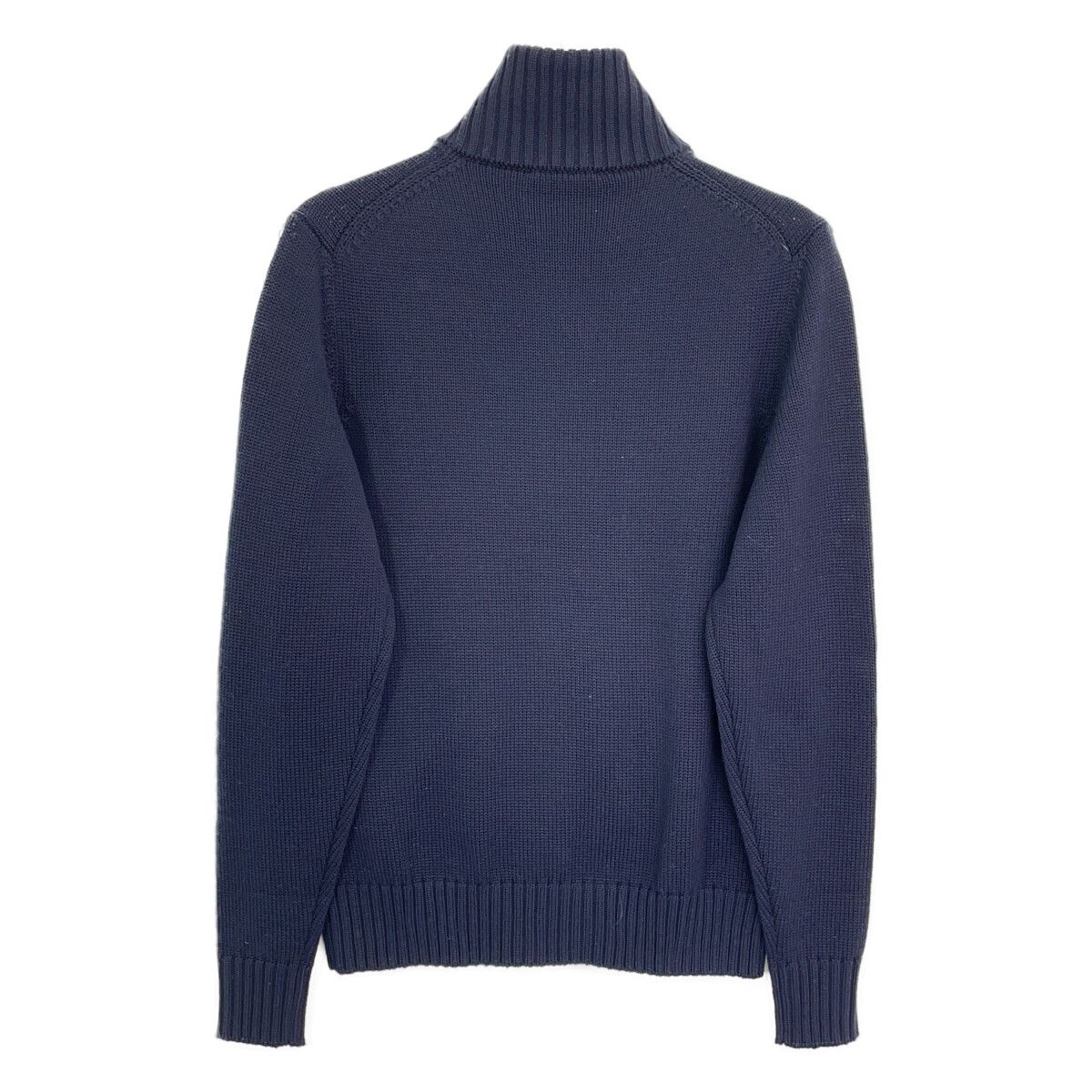 ZANONE ザノーネ ﾀﾞｰｸﾈｲﾋﾞｰ ｳｰﾙ100 CHIOTO ｽﾀﾝﾄﾞｶﾗｰﾆｯﾄｶｰﾃﾞｨｶﾞﾝ ｼﾞｬｹｯﾄ