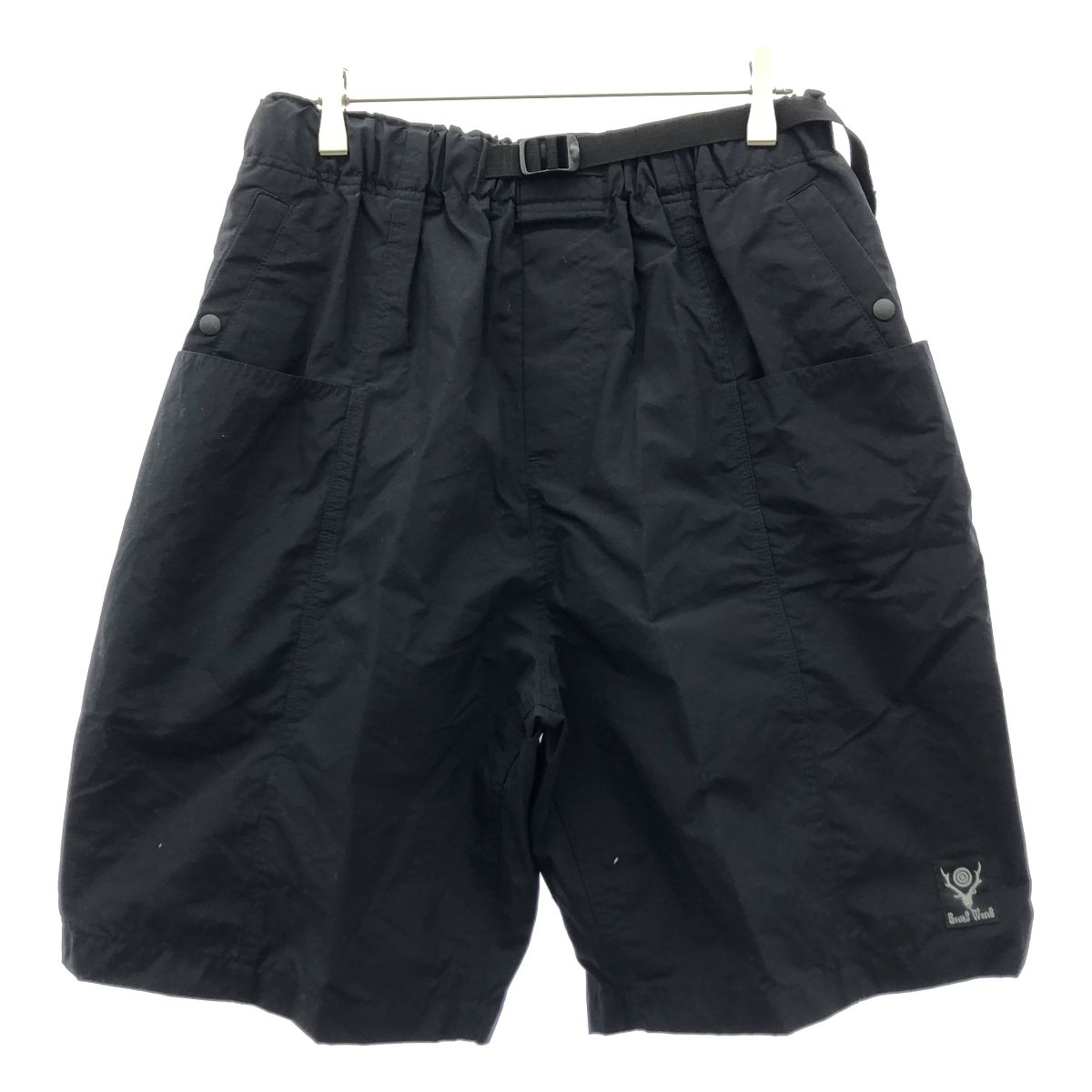 South2 West8 サウスツーウエストエイト ナイロンショートパンツ MR720 ブラック M South2 West8 サウスツーウエストエイト ナイロンショートパンツ MR720