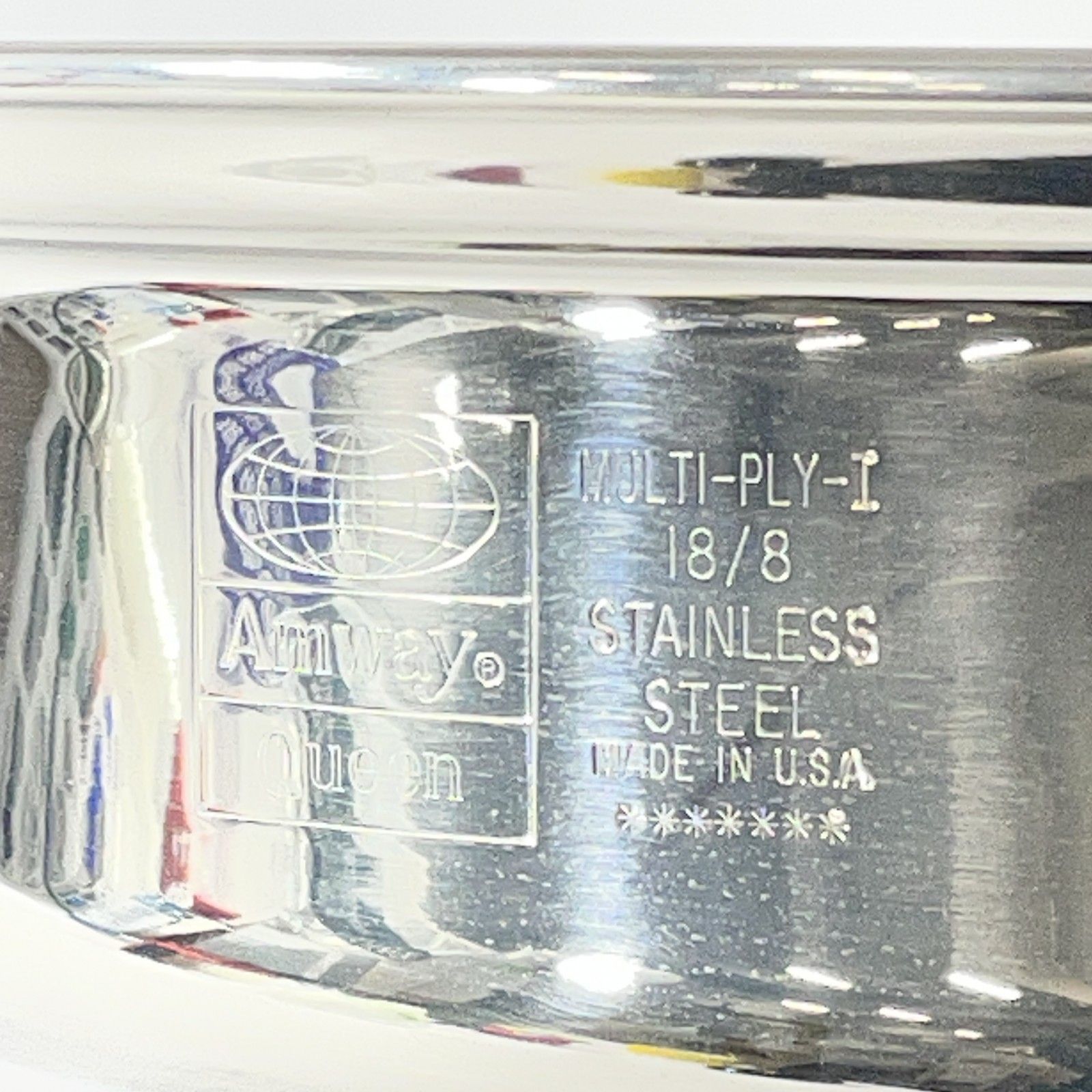 ☆ Amway アムウェイ Queen クイーン ステンレス製 片手鍋 蓋付き 2個