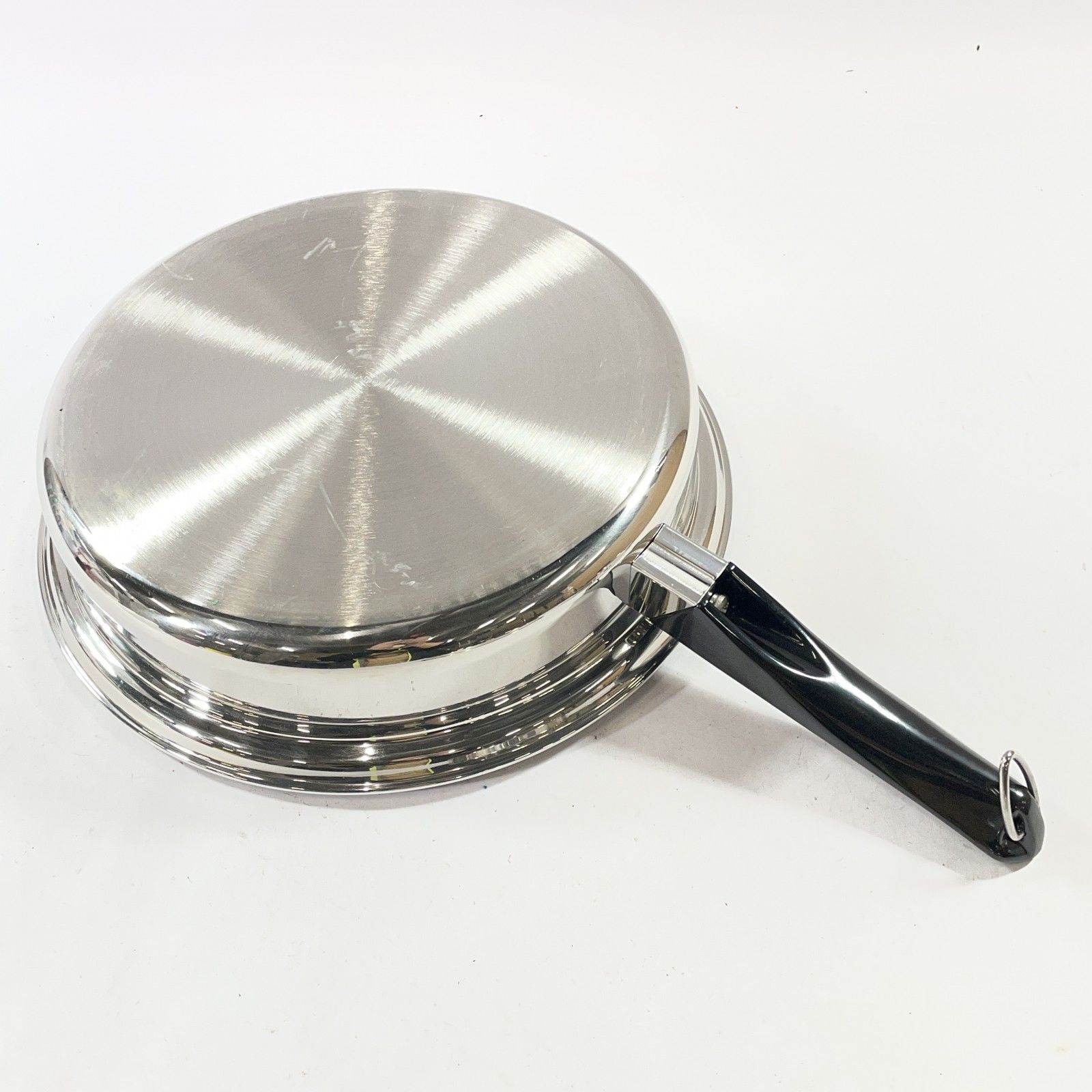 Amway 蓋付き　片手鍋　２個SET ☆ Amway アムウェイ Queen クイーン ステンレス製 片手鍋 蓋付き 2個